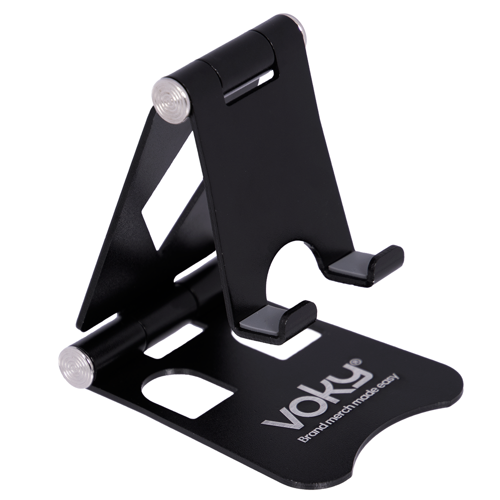 Mobilställ i Aluminium Svart